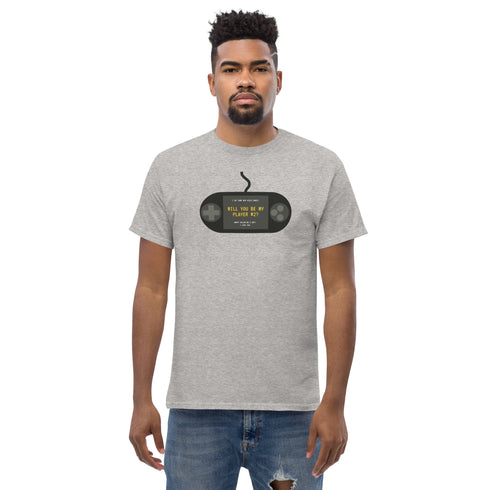 "Will You Be My Player 2" Geeky Valentine's Tee